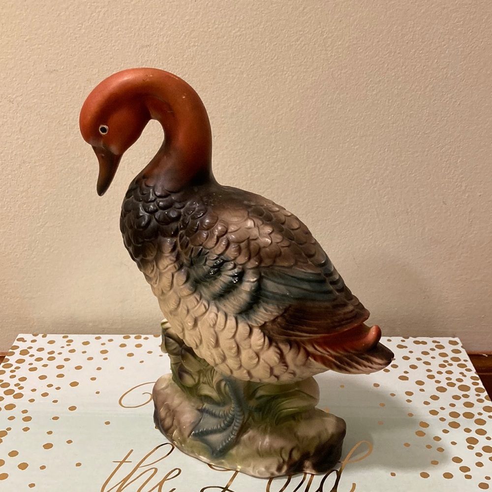 Vintage MCM Japan Norleans ceramic duck